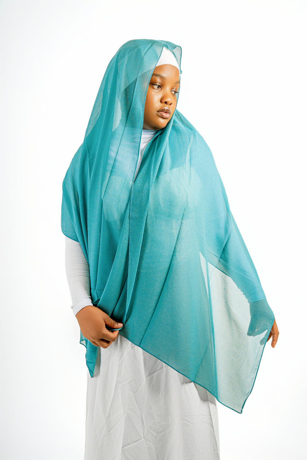 Hijab turquoise