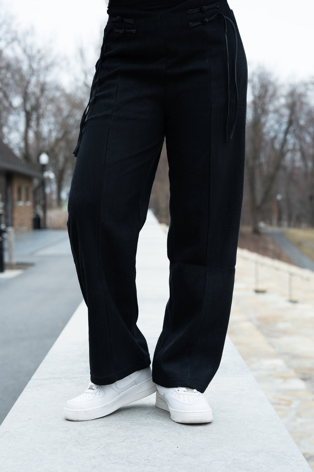 Pantalon droit noir